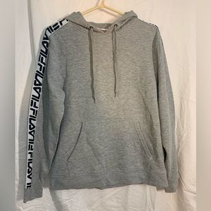 Grey Fila Hoodie